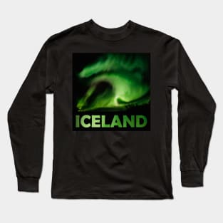 Aurora Borealis, Iceland Long Sleeve T-Shirt